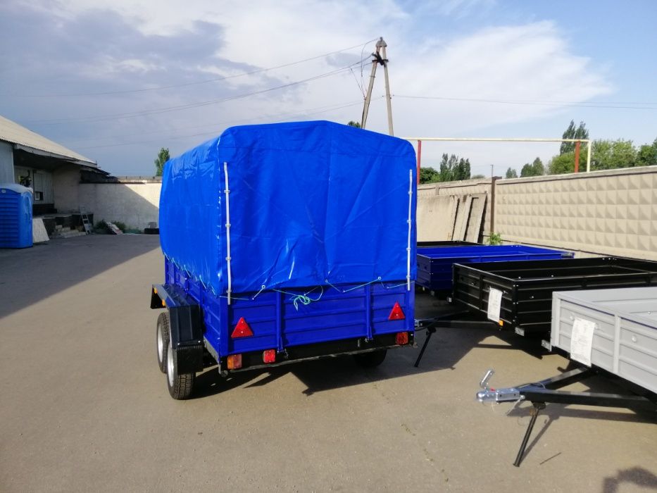 Причеп Двовісний. Гальмівний Двухосний прицеп легковий. Причіп 3.2*1.5