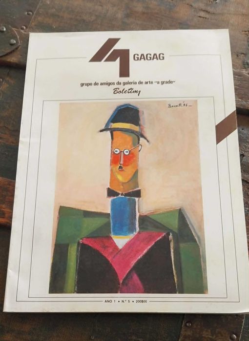 3 Revistas / Boletins de Artes Plásticas da GAGAG (Grupo de Artistas de Galeria de Arte "Gagag")
