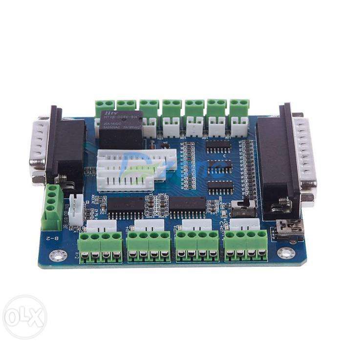 Плата інтерфейсна контроллер з LPT та MPG на 5 координат MACH3 для ЧПУ