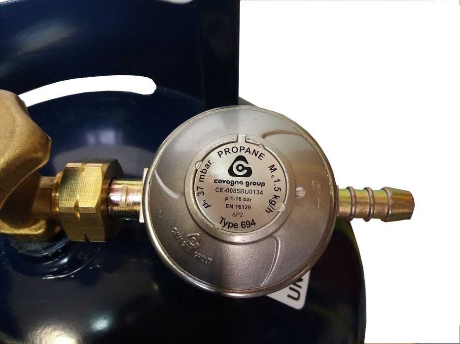 Butla gazowa 11kg + reduktor regulator zawór butle propan butan lpg