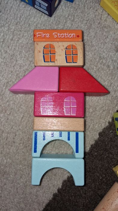 Кубики дерев'яні,набір