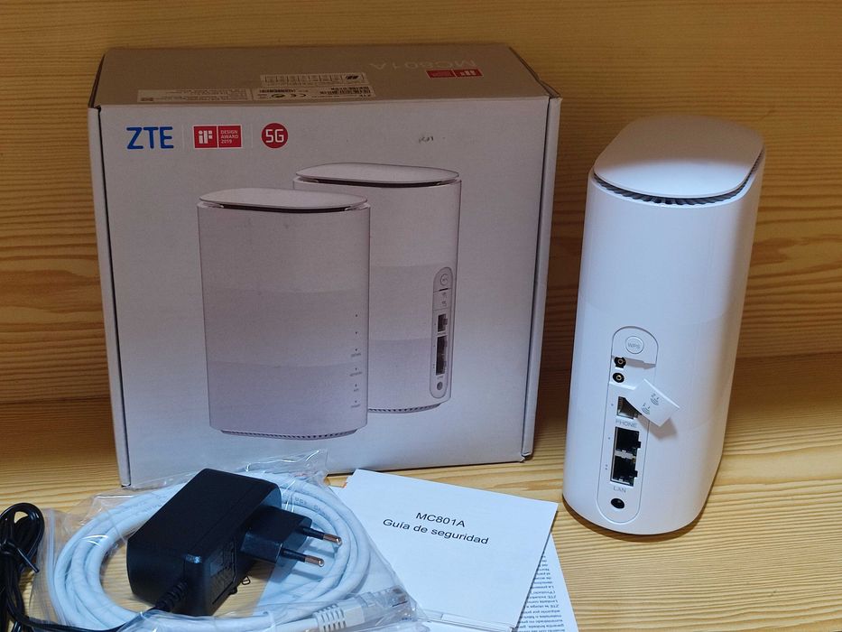 ZTE 5G MC801A Wi-Fi 6, 2x ts9 Roteador SIM Router