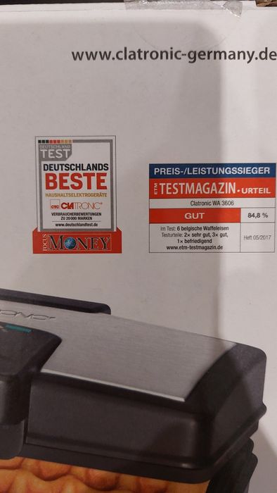 Gofrownica Clatronic