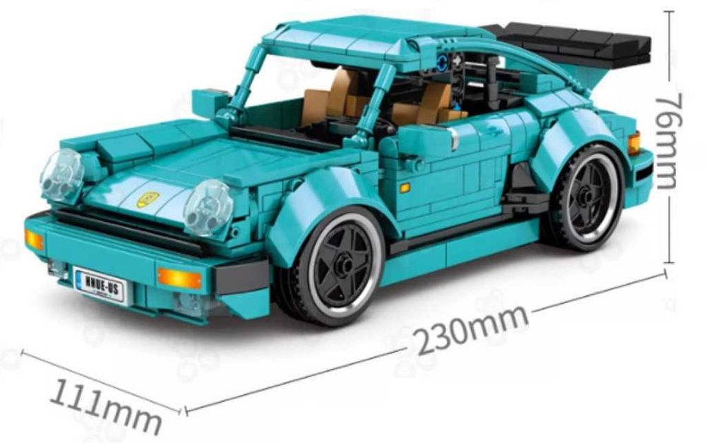 Klocki do zabawy Technic Porsche 911 Carrera TURBO