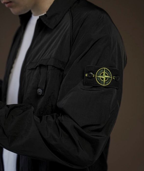 БЕЗ ПЕРЕДОПЛАТИ | STONE ISLAND NYLON овершот куртка стон айленд нейлон