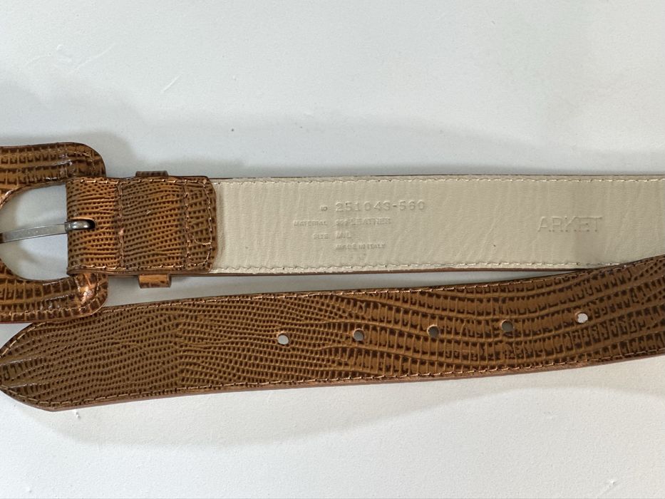 Ремінь Arket  пояс натуральна шкіра