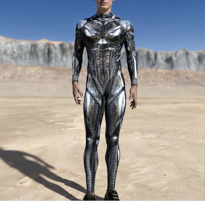 Костюм 3 D скилет робата, касплец, аніматор розваги в літній табір