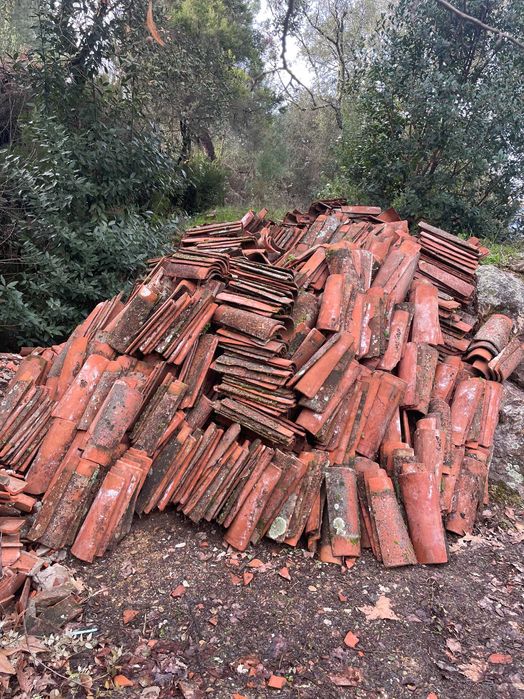 Telhas Mouriscas usadas em bom estado