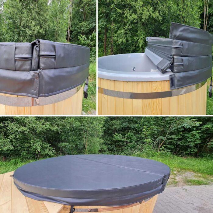 Pokrywa Termiczna do Balii Ogrodowej, Jacuzzi Grafit Okrągła 225cm