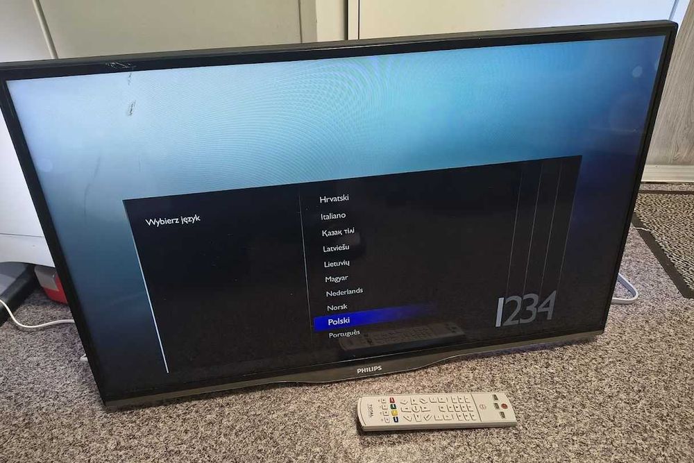 Telewizor 32 cale Philips 32PFL5008K Ambilight z wadą matrycy