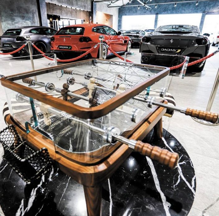 Matraquilhos Futebol de mesa vidro temperado