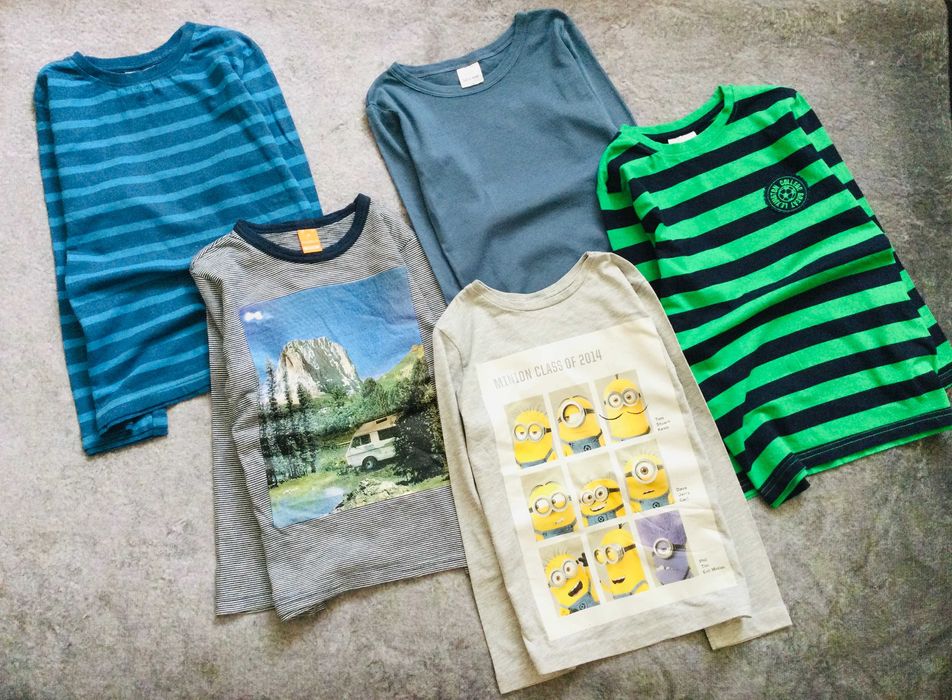 6-8 рок. 122-128 зріст. Topolino. Alive.натуральні реглани. Лонгслів.