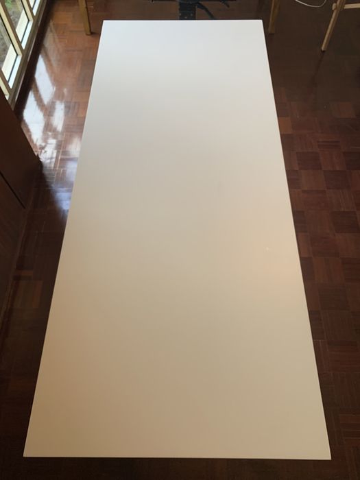 White desk - with drawer and storage - in excellent condition64285715271553122