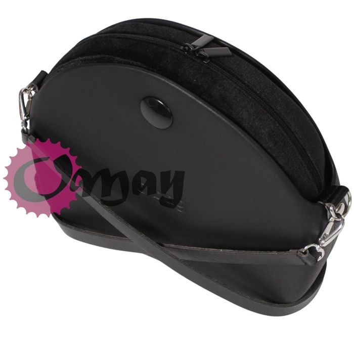 Czarny organizer OBAG Moon Light ML czarny welur elegancki OMAY