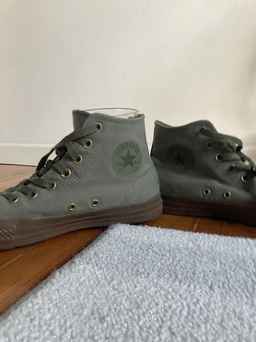 Botas all star verde tropa (USADOS APENAS UMA VEZ)