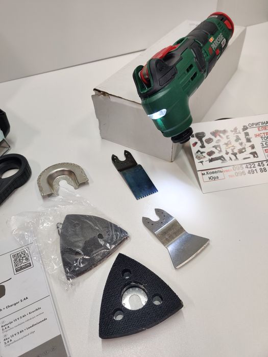 НОВИЙ аккумуляторный реноватор сГермани Parkside PAMFW 12 D4/мультитул