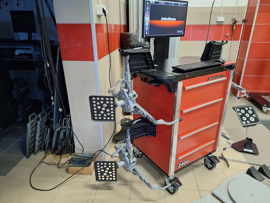 John Bean 3D V2400 AC400 lift geometria kół zbieżność