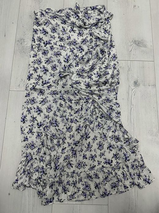 Wiązana spódnica maxi w kwiaty Laurella