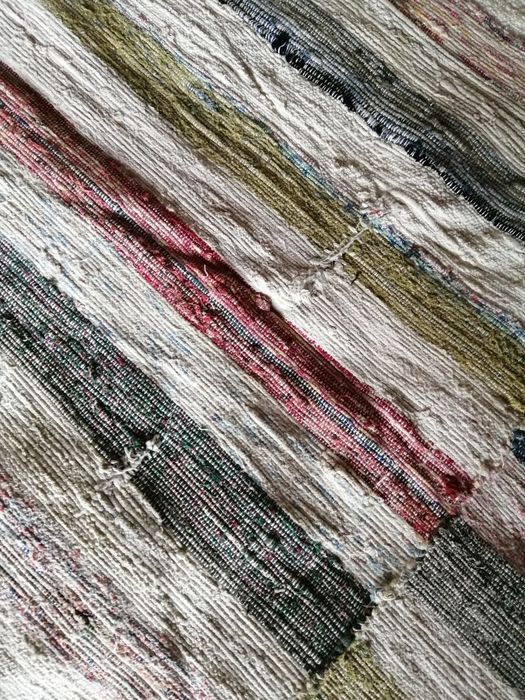 Manta de trapos ou tapeçaria antiga