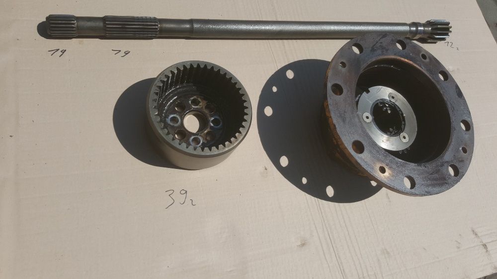 ładowarka zeppelin most clark hurth axle 172 spicer półoś 12 ahlmann