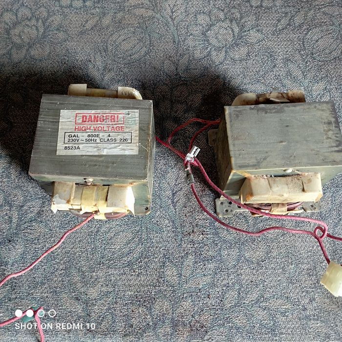 Трансформатори СВЧ пічок