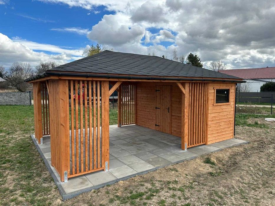 Domek ogrodowy 4x6 Altana Producent Wiata Gospodarczy Narzędziowy