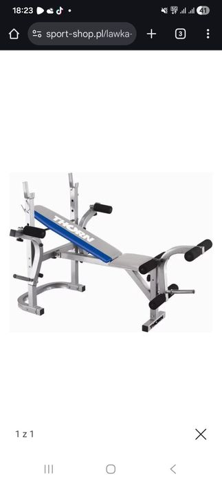 Ławka,sztanga ,modlitewnik