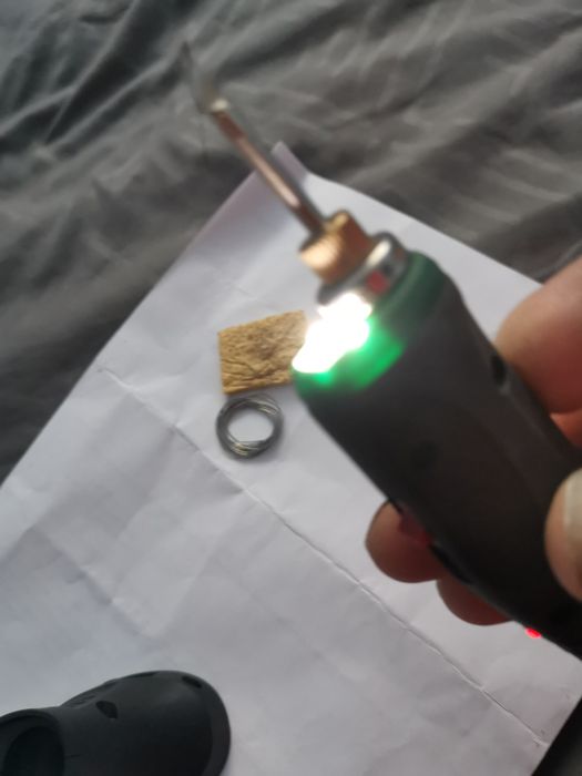 Lutownica akumulatorowa Parkside 4a2a stan idealny jak nowy