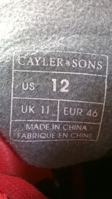 Buty Cayler&Sons model HAMACHI