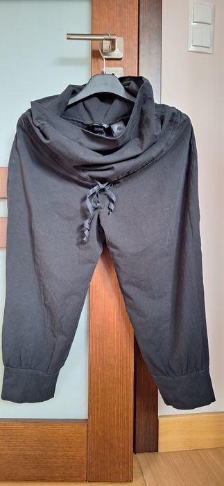 Spodnie L H&M Mama ciążowe bawełniane ,za kolano