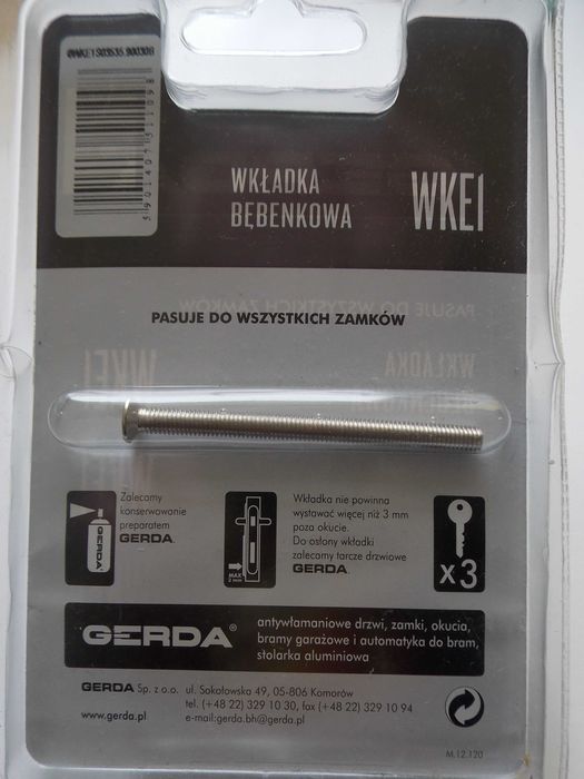 Wkładka " GERDA " WKE1 35/35