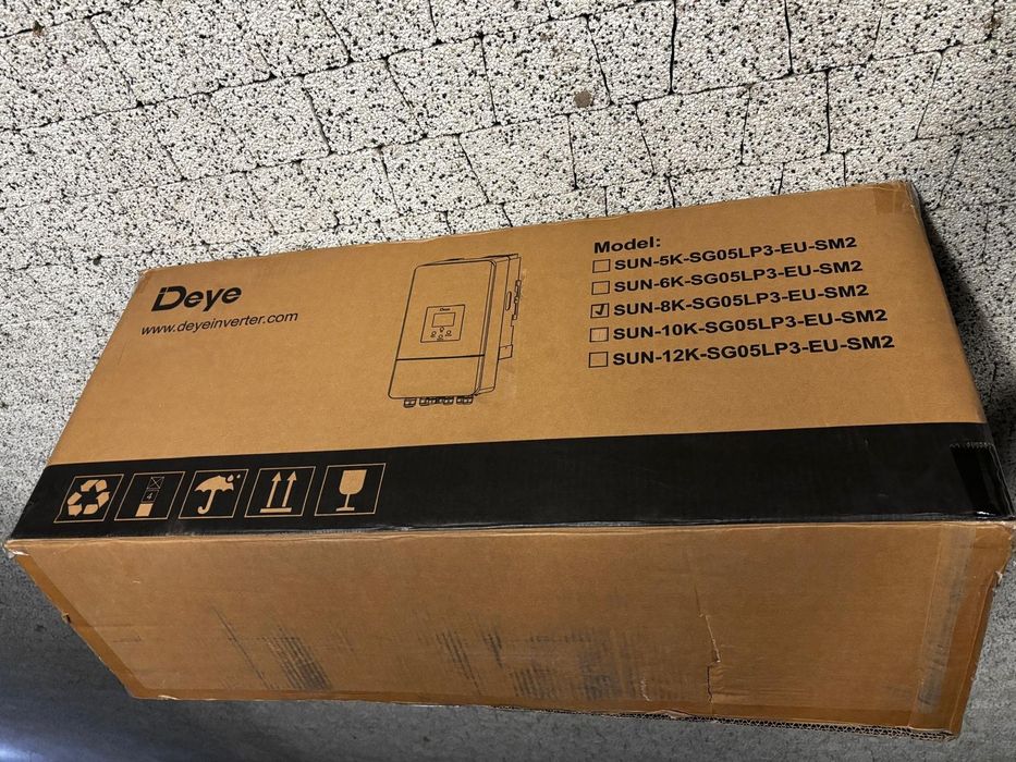 Falownik hybrydowy Deye SUN-8K-SG05LP3-EU-SM2 8 kW, 3-fazowy, 48 V
