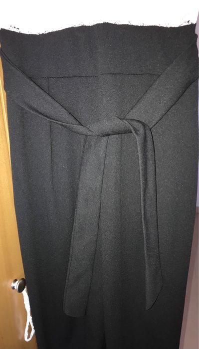 Macacão rosa e preto