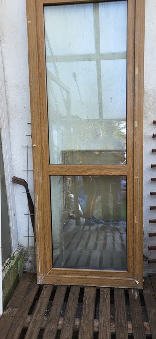 Drzwi balkonowe złoty  dab