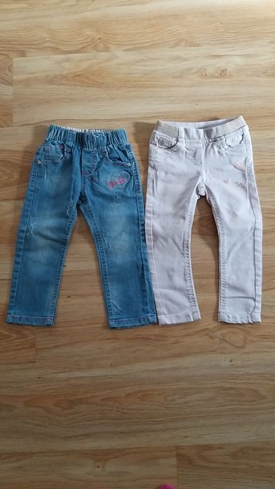 Spodnie jeansowe dla dziewczynki rozm. 92