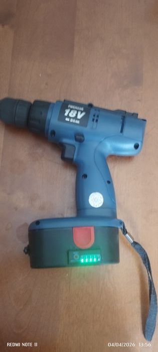 Aparafusadora ROBUSE 18V Cordless Drill convertida para Lítio