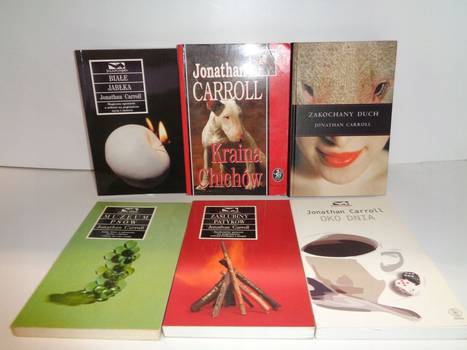 Jonathan Carroll x6: Białe jabłka, Kraina Chichów, Zakochany duch