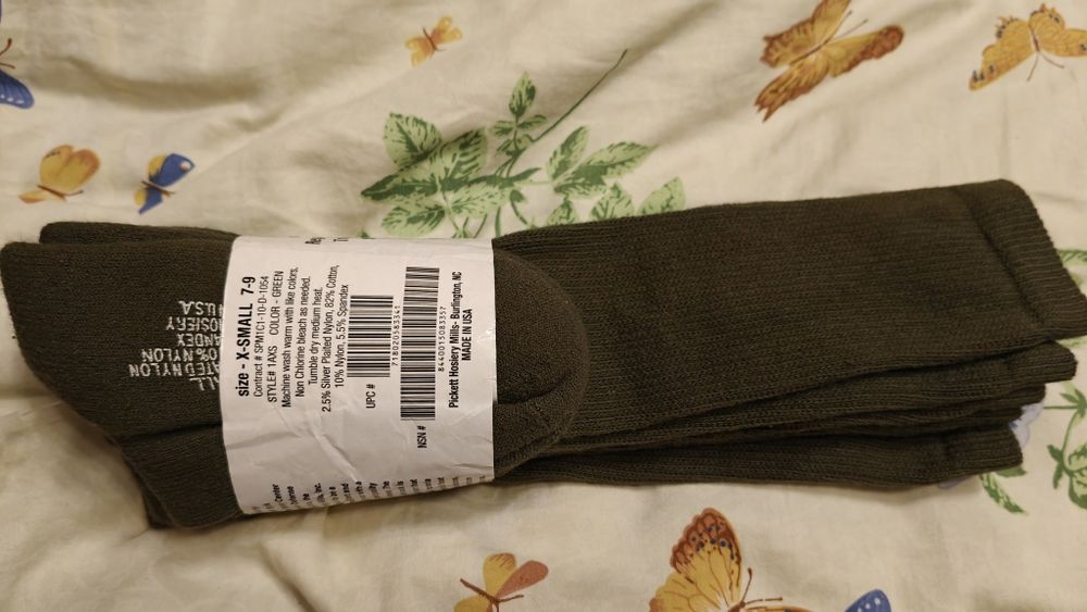 Шкарпетки військові DSCP,USOA упаковка 3 пари (розмір XS,S,M,L)