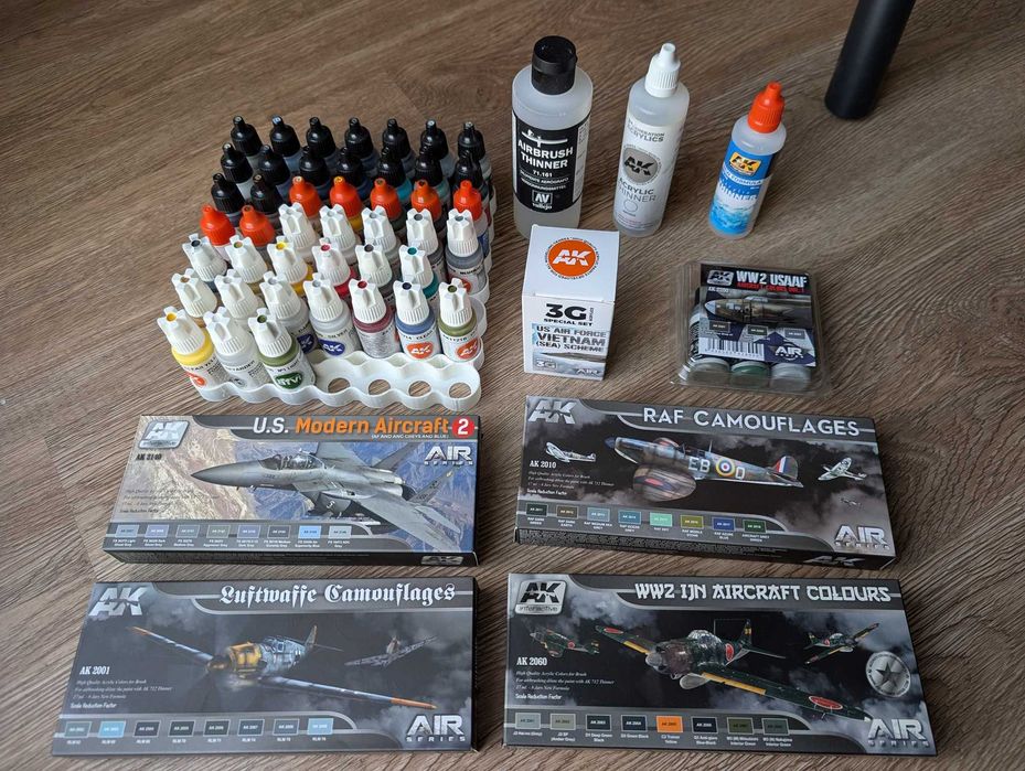 Lote tintas acrílicas AK Interactive (pack ou individual)