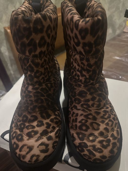 Леопардові сапоги Zara жіночі стильні та зручні