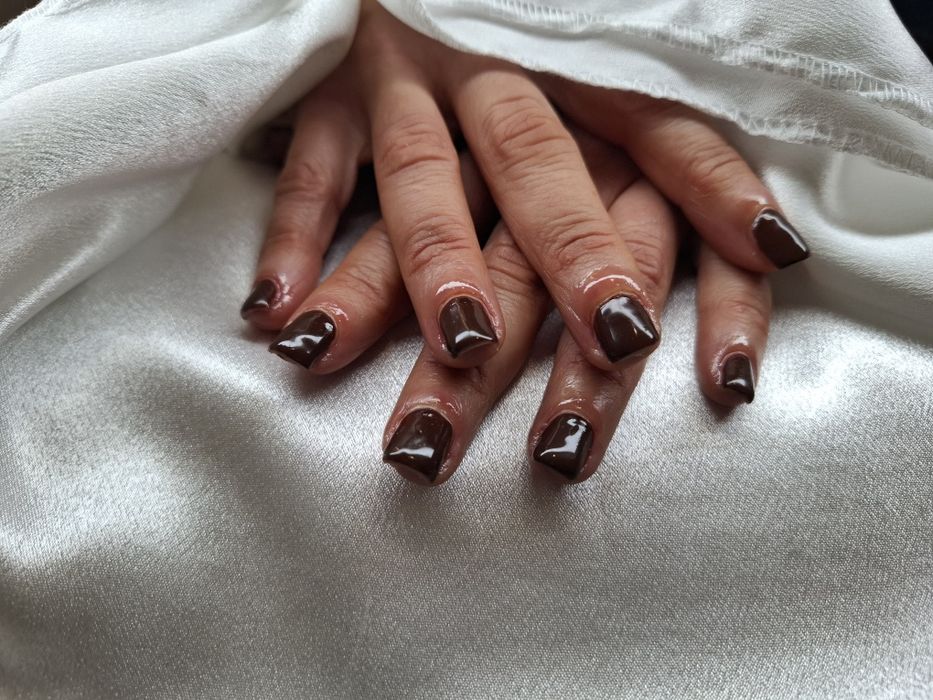 Unhas gel, gelinho e pedicure