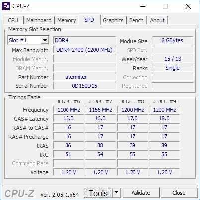 Atermiter DDR4 32GB (4x8GB) 2400MHz ECC CL 17