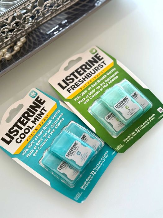 Освіжи подих з Listerine PocketPaks Breath Strips. Оригінал. США