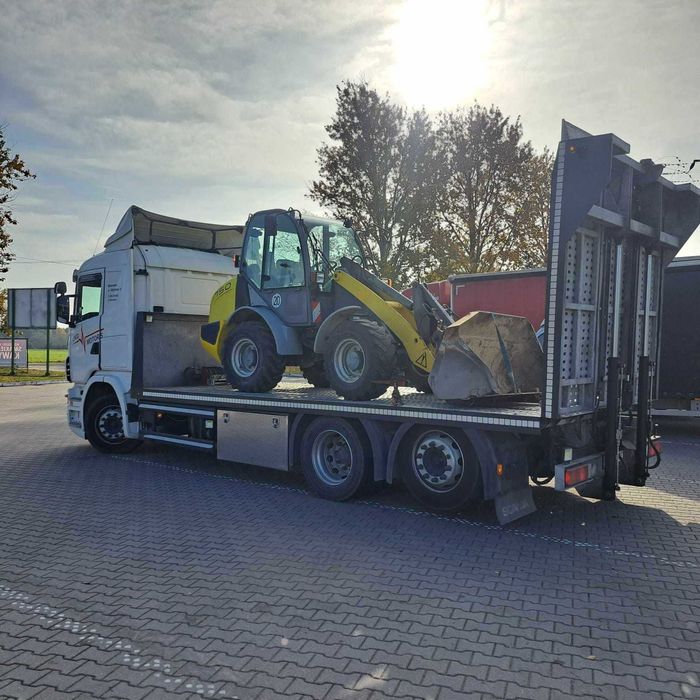 Wynajem ładowarki kołowej przegubowej kramer 750