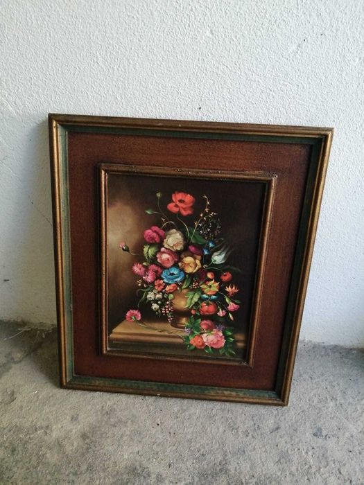 Três Quadros retangulares Antigos