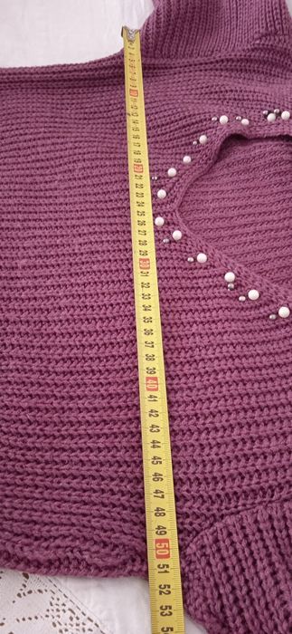 Sweter nowy fioletowy ciepły