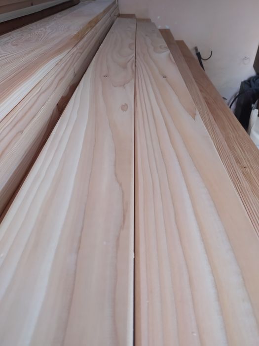 Deska tarasowa modrzew gładka lub ryflowana