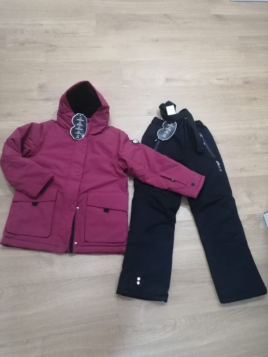 Komplet narciarski, kombinezon zimowy,140, nowy