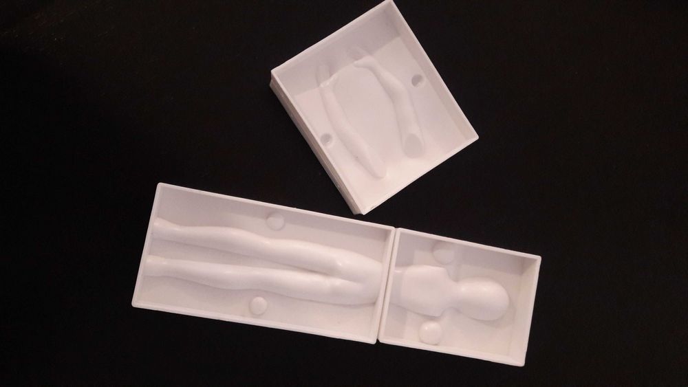 Molde para corpo boneco Cake design