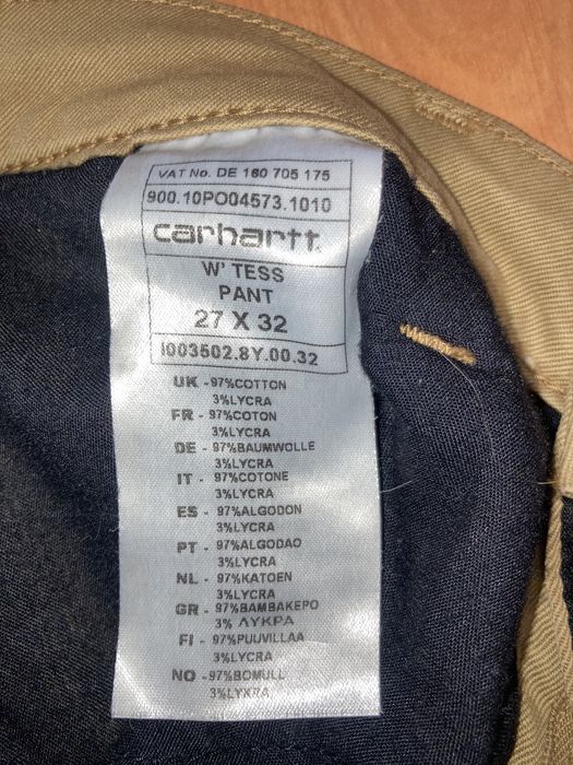 Чиносы Carhartt размер 27*32